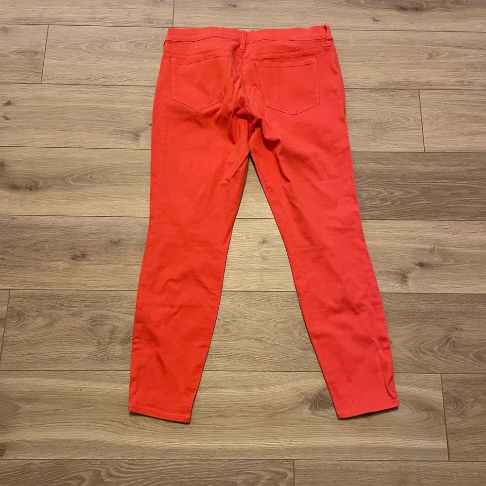 J.crew Bright Cerise Toothpick Jeans size 31 - Picture 2 of 7